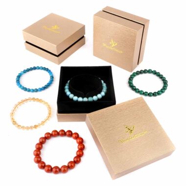 Wunderstein24 Schmuck Geschenkbox für Armbänder Edelsteine Heilsteine bei Wunderstein24