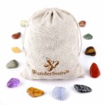 Wunderstein24 Geschenksäckchen Größe ca. 12 x 15 cm Edelsteine Heilsteine bei Wunderstein24