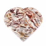 großes Crazy Lace Achat Herz Ø 137 mm in einzigartiger Qualität und Maserung Edelsteine Heilsteine bei Wunderstein24