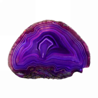 Achatscheibe poliert lila Ø 208 mm aus Brasilien in bester Farbe Edelsteine Heilsteine bei Wunderstein24
