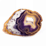 Achatscheibe poliert lila Ø 175 mm aus Brasilien in bester Farbe Edelsteine Heilsteine bei Wunderstein24