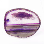 Achatscheibe poliert lila Ø 197 mm aus Brasilien in bester Farbe Edelsteine Heilsteine bei Wunderstein24