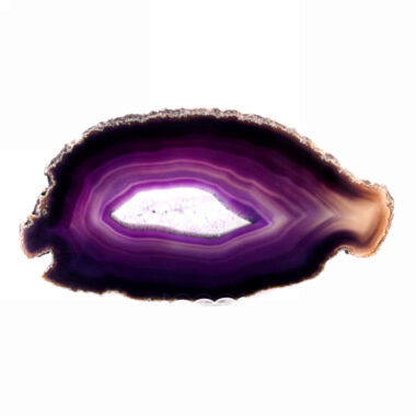 Achatscheibe poliert lila Ø 202 mm aus Brasilien in bester Farbe Edelsteine Heilsteine bei Wunderstein24