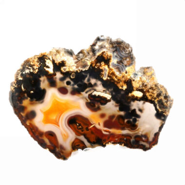 große Achatscheibe poliert Natur Ø 180 mm Brasilien in bester Farbe Edelsteine Heilsteine bei Wunderstein24