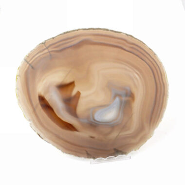 große Achatscheibe poliert Natur Ø 166 mm Brasilien in bester Farbe Edelsteine Heilsteine bei Wunderstein24