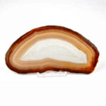 große Achatscheibe poliert Natur Ø 148 mm Brasilien in bester Farbe Edelsteine Heilsteine bei Wunderstein24