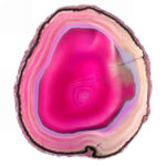 Achatscheibe poliert pink | rosa Ø 150 mm aus Brasilien in bester Farbe Edelsteine Heilsteine bei Wunderstein24