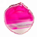 Achatscheibe poliert pink | rosa Ø 150 mm aus Brasilien in bester Farbe Edelsteine Heilsteine bei Wunderstein24