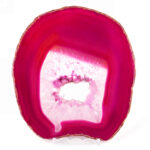 große Achatscheibe poliert pink | rosa Ø 149 mm aus Brasilien in bester Farbe Edelsteine Heilsteine bei Wunderstein24