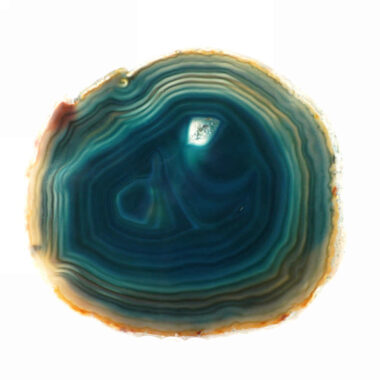 Achatscheibe poliert türkis Ø 159 mm aus Brasilien in bester Farbe Edelsteine Heilsteine bei Wunderstein24