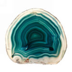 Achatscheibe poliert türkis Ø 159 mm aus Brasilien in bester Farbe Edelsteine Heilsteine bei Wunderstein24