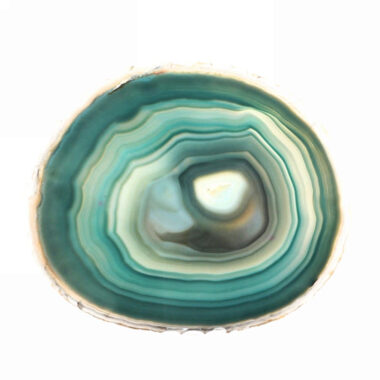Achatscheibe poliert türkis Ø 167 mm aus Brasilien in bester Farbe Edelsteine Heilsteine bei Wunderstein24