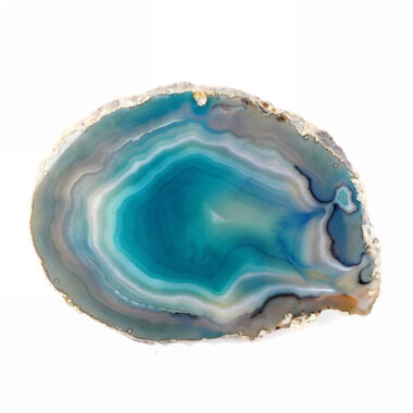 Achatscheibe poliert türkis Ø 171 mm aus Brasilien in bester Farbe Edelsteine Heilsteine bei Wunderstein24