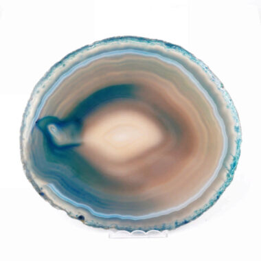 Achatscheibe poliert türkis Ø 167 mm aus Brasilien in bester Farbe Edelsteine Heilsteine bei Wunderstein24