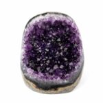 Amethyst Stufe mit poliertem Rand und Standfläche in weltbester Farbe und Qualität Edelsteine Heilsteine bei Wunderstein24