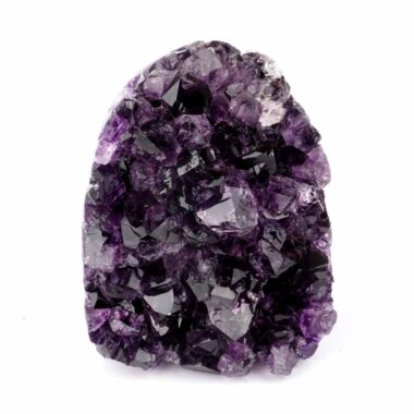 Amethyst Stufe mit poliertem Rand und Standfläche in weltbester Farbe und Qualität Edelsteine Heilsteine bei Wunderstein24
