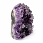 Amethyst Stufe mit poliertem Rand und Standfläche in weltbester Farbe und Qualität Edelsteine Heilsteine bei Wunderstein24