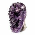 Amethyst Stufe mit poliertem Rand und Standfläche in weltbester Farbe und Qualität Edelsteine Heilsteine bei Wunderstein24
