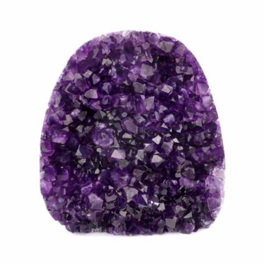 Amethyst Stufe mit poliertem Rand und Standfläche in weltbester Farbe und Qualität Edelsteine Heilsteine bei Wunderstein24
