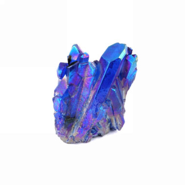 Aqua Angel Aura Bergkristall Stufe blau aus Brasilien Edelsteine Heilsteine bei Wunderstein24