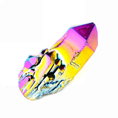 Aqua Angel Aura Bergkristall Stufe rainbow aus Brasilien Edelsteine Heilsteine bei Wunderstein24