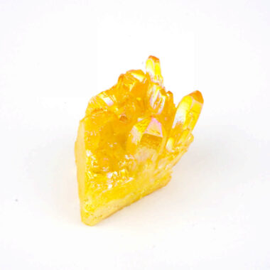 Aqua Angel Aura Bergkristall Stufe gelb aus Brasilien Edelsteine Heilsteine bei Wunderstein24