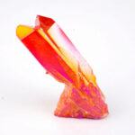 Aqua Angel Aura Bergkristall Stufe rot aus Brasilien Edelsteine Heilsteine bei Wunderstein24