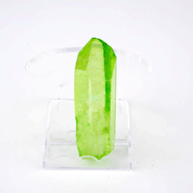Aqua Angel Aura Bergkristall Spitze grün aus Brasilien Edelsteine Heilsteine bei Wunderstein24