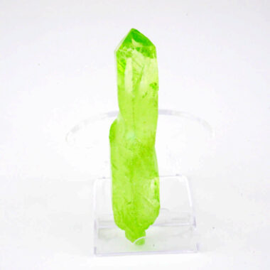 Aqua Angel Aura Bergkristall Spitze grün aus Brasilien Edelsteine Heilsteine bei Wunderstein24