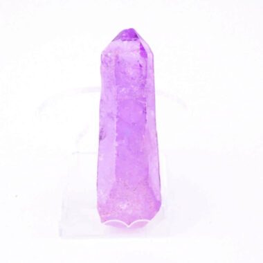 Aqua Angel Aura Bergkristall Spitze lila aus Brasilien Edelsteine Heilsteine bei Wunderstein24