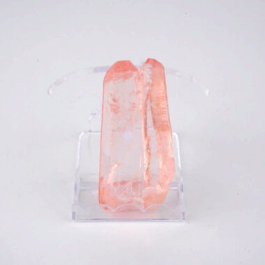 Aqua Angel Aura Bergkristall Spitze apricot aus Brasilien Edelsteine Heilsteine bei Wunderstein24