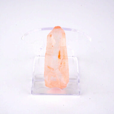 Aqua Angel Aura Bergkristall Spitze apricot aus Brasilien Edelsteine Heilsteine bei Wunderstein24