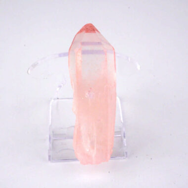 Aqua Angel Aura Bergkristall Spitze apricot aus Brasilien Edelsteine Heilsteine bei Wunderstein24