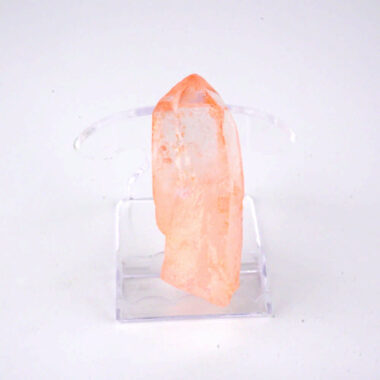 Aqua Angel Aura Bergkristall Spitze apricot aus Brasilien Edelsteine Heilsteine bei Wunderstein24