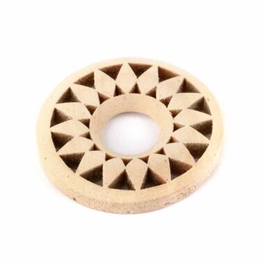 Kugelständer aus Holz mit Ornament Ø 35 mm für Edelsteine und Mineralien Edelsteine Heilsteine bei Wunderstein24