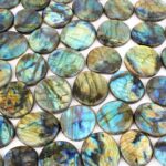 Obsidian schwarz Handschmeichler | Massagestein oval Ø 54 – 58 mm Edelsteine Heilsteine bei Wunderstein24