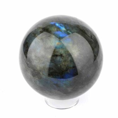 große Labradorit Kugel Ø 75 mm aus Madagaskar in bester Farbe und Qualität Edelsteine Heilsteine bei Wunderstein24