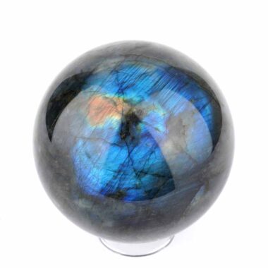große Labradorit Kugel Ø 75 mm aus Madagaskar in bester Farbe und Qualität Edelsteine Heilsteine bei Wunderstein24