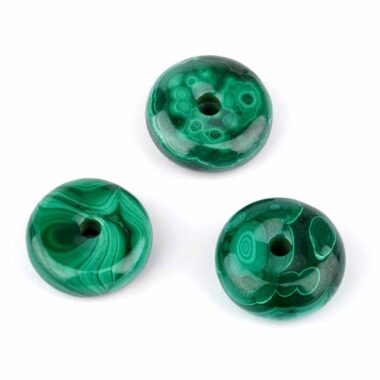 Malachit Donut Anhänger Ø 18 – 19 mm in bester Qualität Edelsteine Heilsteine bei Wunderstein24