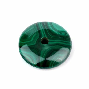 Malachit Donut Anhänger Ø 33 mm in bester Qualität Edelsteine Heilsteine bei Wunderstein24