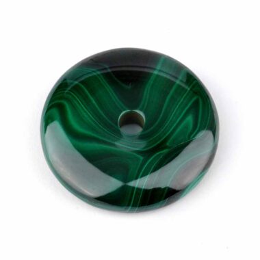 Malachit Donut Anhänger Ø 35 mm in bester Qualität Edelsteine Heilsteine bei Wunderstein24