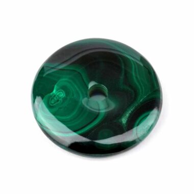 Malachit Donut Anhänger Ø 35 mm in bester Qualität Edelsteine Heilsteine bei Wunderstein24
