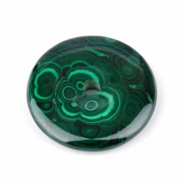 Malachit Donut Anhänger Ø 38 mm in bester Qualität Edelsteine Heilsteine bei Wunderstein24