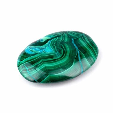 Malachit & Chrysokoll Handschmeichler handpoliert in sehr guter Qualität und Maserung Edelsteine Heilsteine bei Wunderstein24