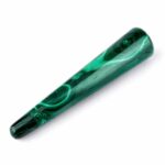Malachit Massagestab rund Länge 97 mm Griffel für Reflexzonen Massage Edelsteine Heilsteine bei Wunderstein24