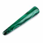 Malachit Massagestab rund Länge 100 mm Griffel für Reflexzonen Massage Edelsteine Heilsteine bei Wunderstein24