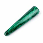 Malachit Massagestab rund Länge 97 mm Griffel für Reflexzonen Massage Edelsteine Heilsteine bei Wunderstein24
