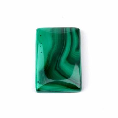 Malachit Handschmeichler | Cabochon Länge 30 mm in bester Maserung und Qualität Edelsteine Heilsteine bei Wunderstein24