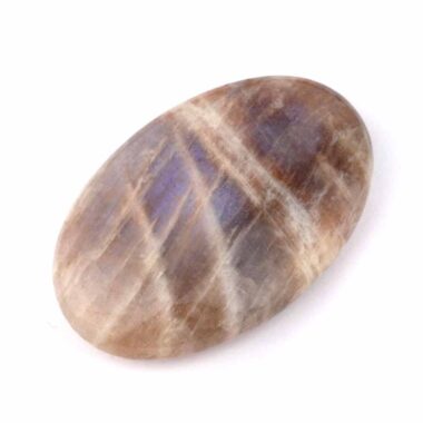 Mondstein Handschmeichler | Massagestein oval Ø 53 – 57 mm Edelsteine Heilsteine bei Wunderstein24
