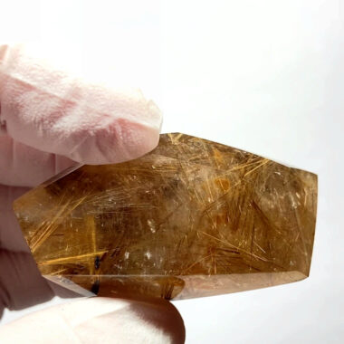 Rutilquarz | Engelshaar Freiform poliert in bester Qualität aus Brasilien Edelsteine Heilsteine bei Wunderstein24